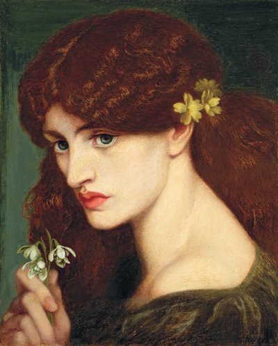 スノードロップ、1873 作： Dante Gabriel Charles Rossetti